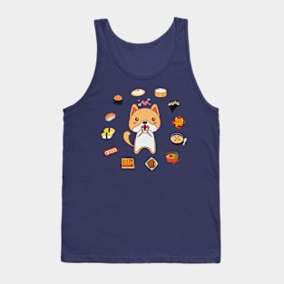 Puppies who love to eat very much. Tank Top